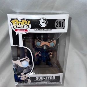 New in Box Funko POP! Games Mortal Combat X Sub-Zero #251 Figure